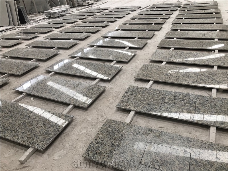Santa Cecilia Light Granite Kitchen Countertops