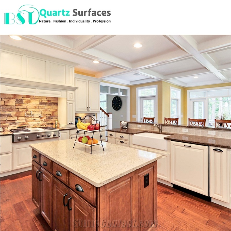 Granite Imitation Quartz Stone for Countertop