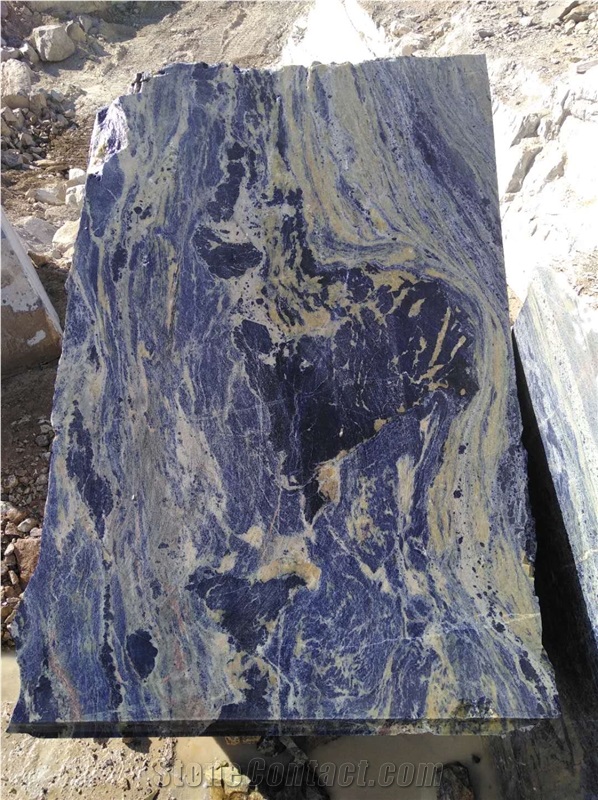 Blue Sodalite Raw Blocks Rough Mineral