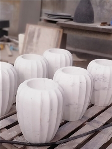 Jazz White Marble Vase Marble Small Vase Price