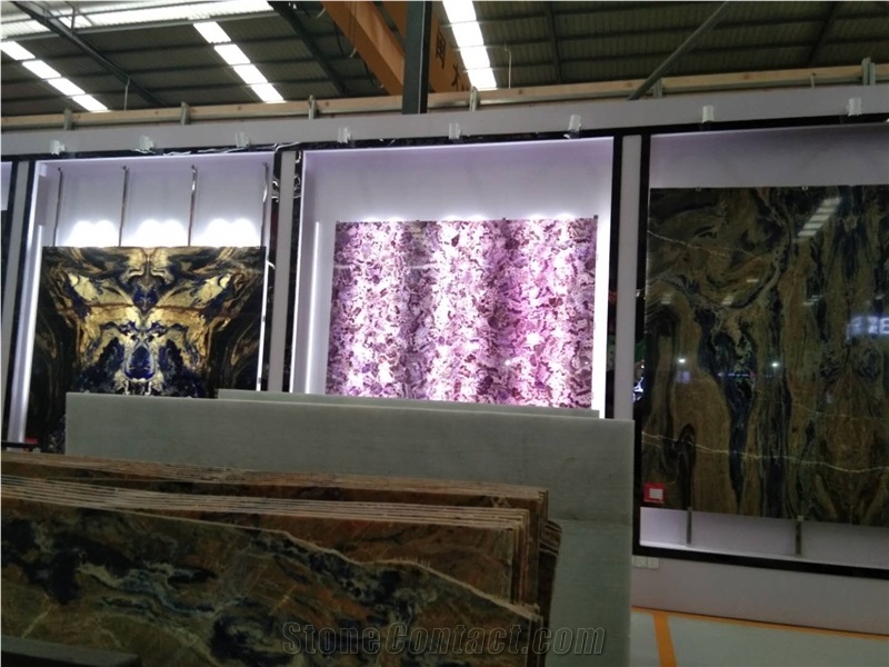 Translucent Amethyst Slab for Countertop