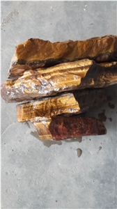 Yellow Blue Tiger Eye Precious Stone Boulders Raw Boulders