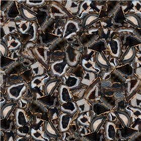 Grey Agate Stone Wall Tile, Brown Umbra Gemstone