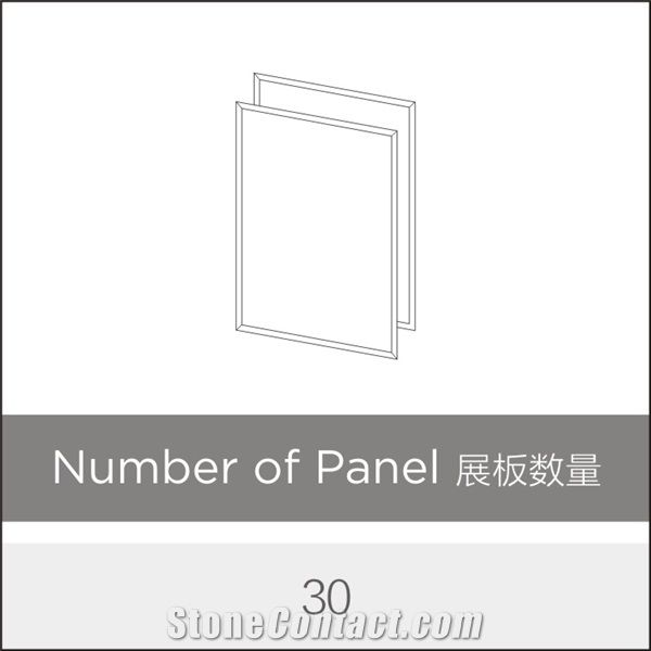 Waterfall Quartz Stone Sample Rack-Sr3008