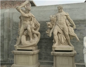 Lady Statue,Human Sculpture Stone Carvings White Marble Sculpture Customized