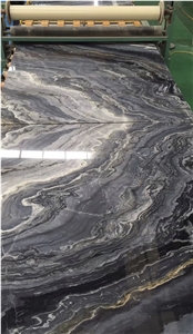 Australia Gray Ocean Waves Marble Slabs & Tiles