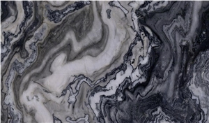 Australia Gray Ocean Waves Marble Slabs & Tiles
