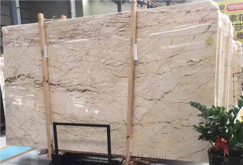 Golden Spider Web,Spider Cream Marble Slabs&Tiles