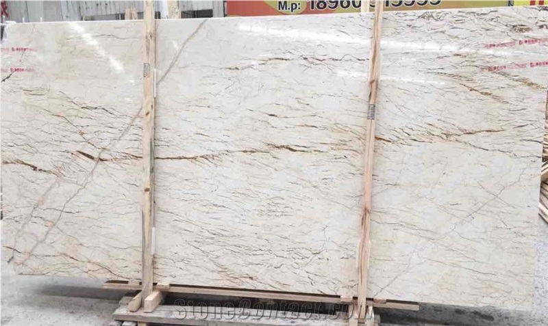 Golden Spider Web,Spider Cream Marble Slabs&Tiles