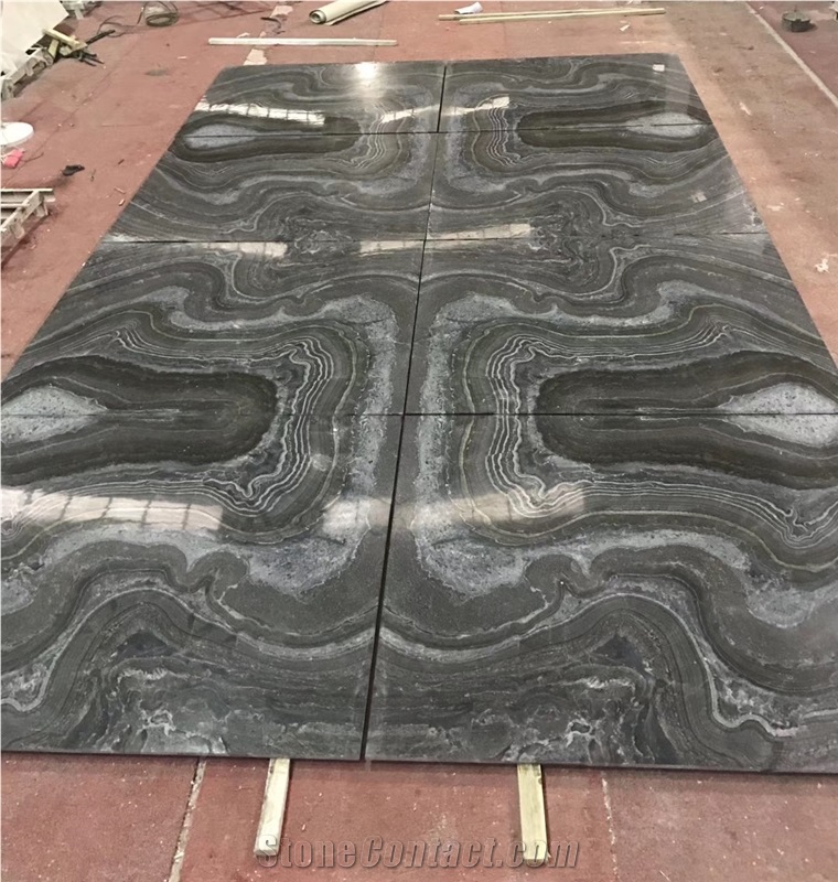 Oceanic Grey Marble Slabs & Tiles Patterns