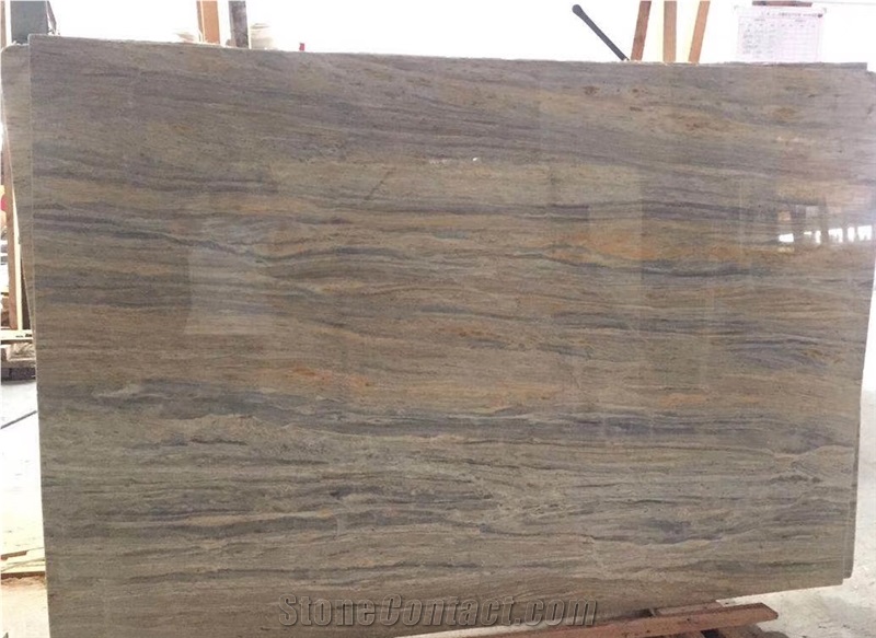 River Golden Peacock Jade Pesco Gold Marble Slabs