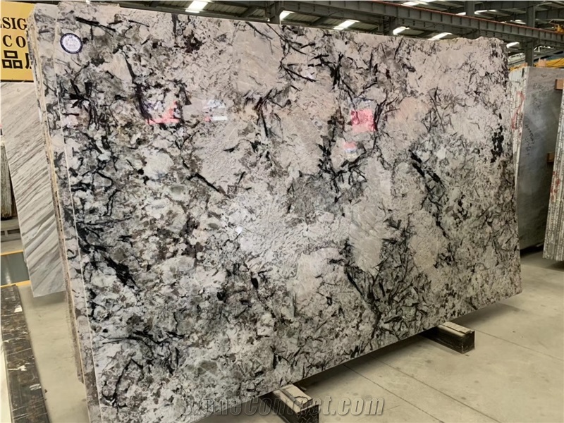 Snow Mountain Dark Silver Fox Marble Slabs&Tiles