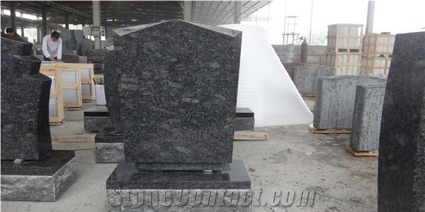 Vega Blue Monument Tombstone Gravestone Headstone