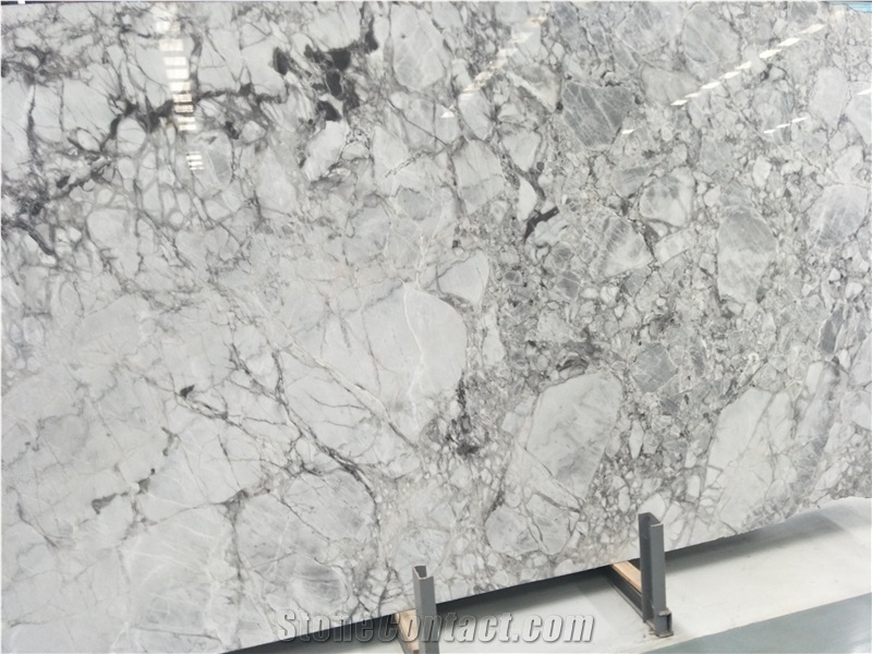 Ice Age Marble Polished Slabs for Indoor Decorate