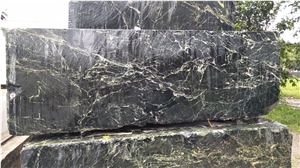 Rough Green Marble Blocks