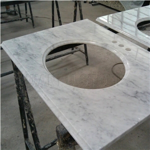Bianco Carrara Marble Vanity Top