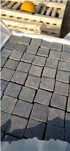 Black Granite Cube Stone