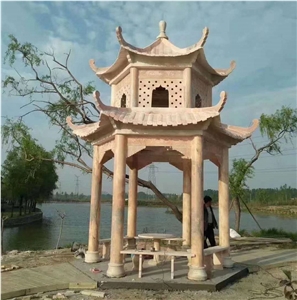 Cheap Price Stock Marble Garden Gazebo