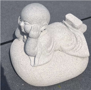 Hand Carved White Marble Large Buddha Statues