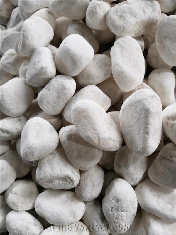 Landscaping Snow White Pea Gravel Snow White Pebble