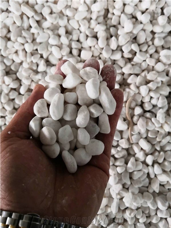 Landscaping Snow White Pea Gravel Snow White Pebble