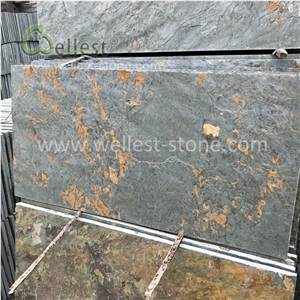 China Green Rusty Wall Floor Slate Tiles