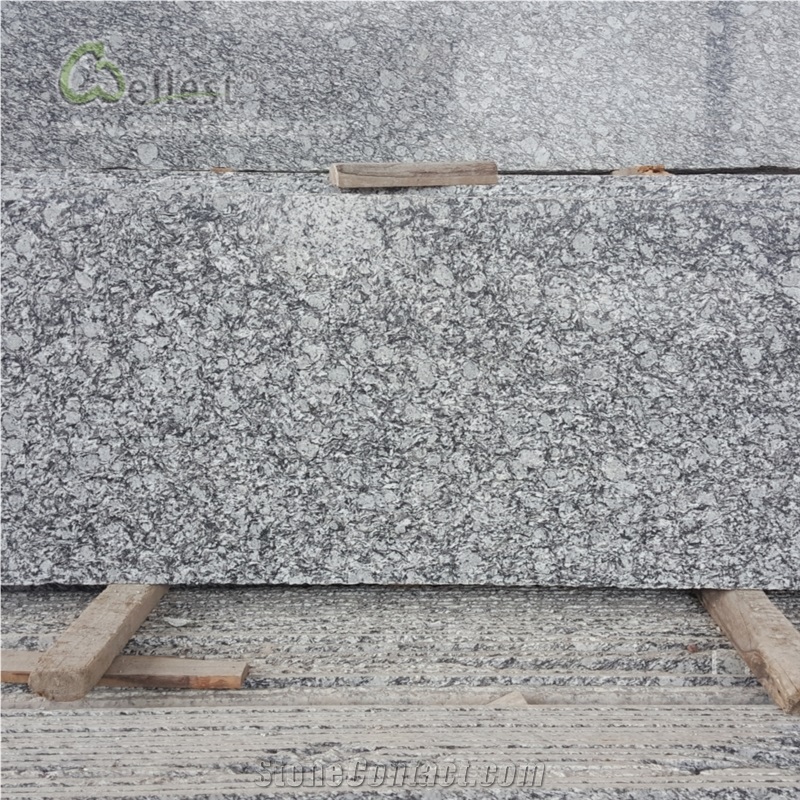 China Spray White Granite Floor Tiles Slabs