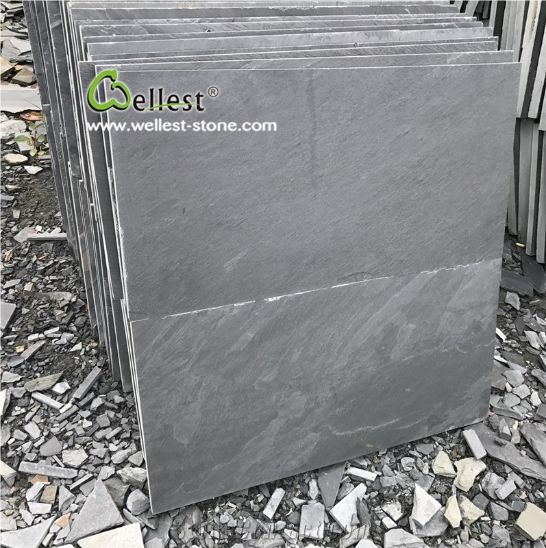 Good Price China Black Slate Floor Tiles