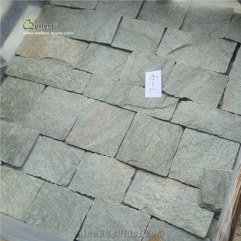 Green Quartzite Wall Cladding Ledge Stone