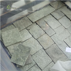 Green Quartzite Wall Cladding Ledge Stone