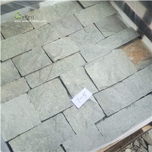 Green Quartzite Wall Cladding Ledge Stone