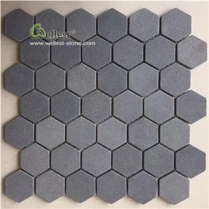 Mosaic Pattern Natural Basalt Material