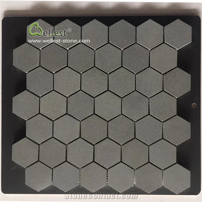 Mosaic Pattern Natural Basalt Material
