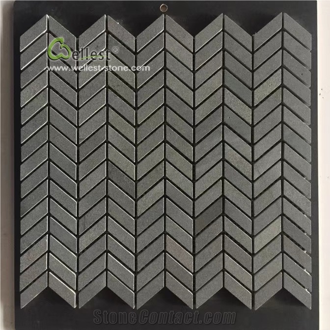 Mosaic Pattern Natural Basalt Material