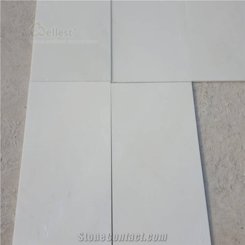 Pure White Matte Finish Quartzite Floor Wall Tiles