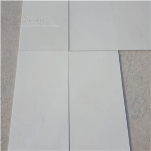 Pure White Matte Finish Quartzite Floor Wall Tiles