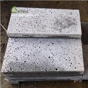 Zhangpu Black Volcanic Basalt Lava Stone Tiles