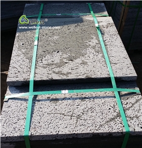 Zhangpu Black Volcanic Basalt Lava Stone Tiles