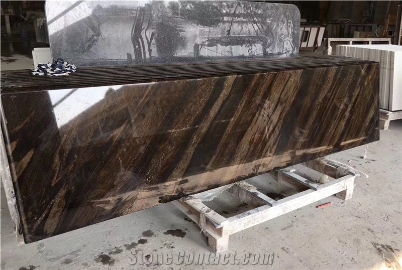 Exotic Fantasy Dark Brown Tabletops Counter Tops