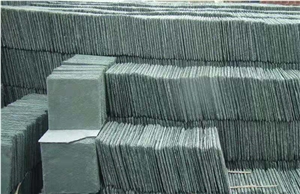 Dark Grey Green Slate Flooring Tiles Wholesales