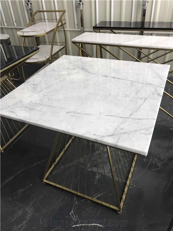 Hot Sale Marble Granite Top Dining Table Set