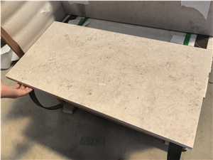 China Polar White Travertine Honed Tiles