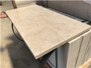 China Polar White Travertine Honed Tiles