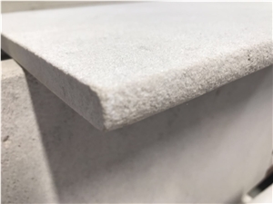 China Polar White Travertine Sandblasted Tiles