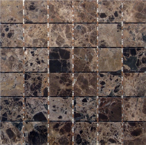 Dark Emperador Mosaic