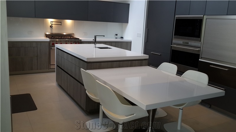 Acrylic 12mm Solid Surface Kitchen Countertops