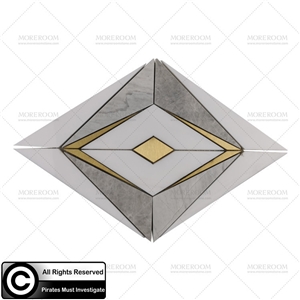 Ariston Water Jet Marble Inlay Mosaic Tiles Wall