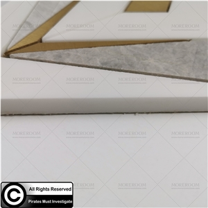 Ariston Water Jet Marble Inlay Mosaic Tiles Wall