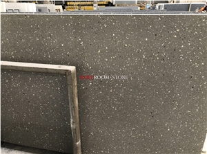 Commercial Office Grey Terrazzo Flooring Slab