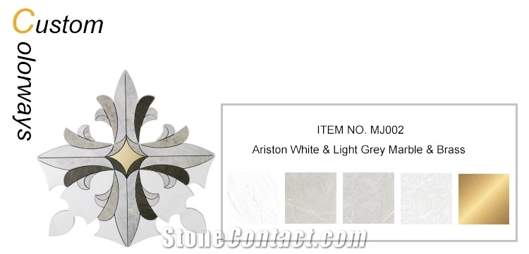 Factory Supplier Interior Design Brass Mosaic Tile